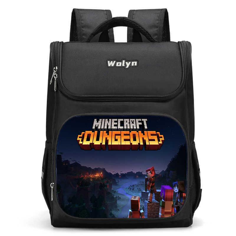 Mochila Escolar 3D Ligera de Gran Capacidad Para Niños Unisex Bolsa de Tela Oxford