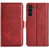 For Samsung Galaxy M16 5G Case Calf Texture Leather Wallet Phone Cover