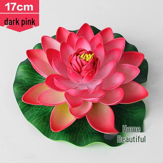 Artificial Lotus Leaf Water Lily for Pond, Fish Tank Decoration, Landscaping, or Buddha Ornaments