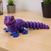 3D Printed Gecko Figurine 3D Printed Lizard Reptile Fidget Toy Reptile Statue Figures Fidget Toys for Kids Boys Girls Bedroom