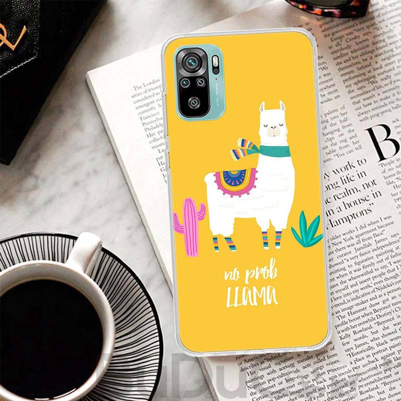 Lama Llama Alpacas Cover For Xiaomi Redmi Note 14 13 12S 12 11 Pro Plus Phone Case 11S 10S 10 11E 11T 14Pro 13Pro Print Coque No