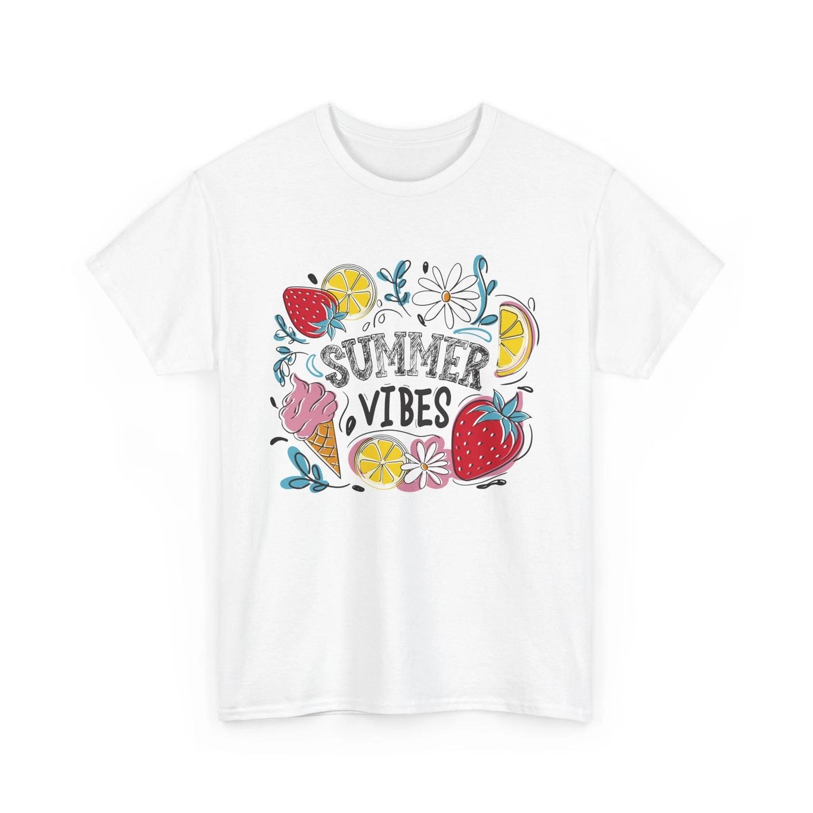 Good Vibes Only T-Shirt | Fun & Positive Summer Tee | Summer T-Shirt XL