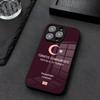 Turkey Passport Phone Case Glass For iPhone 12 15 14 13 11 Pro XS Max Plus Mini X XR 8 7 6s SE2020 Tempered Coque