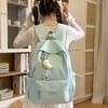The new simple, fresh, cute, sweet, high-value, versatile, fashionable, lightweight and large-capacity backpack.