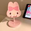 Cute Cartoon Melody Kuromi Phone Stand Desktop Cell Phone Stand For iPhone IPad Smartphone Adjustable Phone Holder Table Support