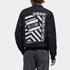 adidas Neo M Pad Bunda Oboustranná Prešívaná Baseballová Bavlnená Bunda Zimná Pánska Bunda Čierna DZ7575