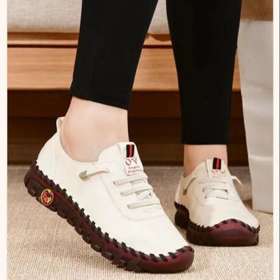 Mode 2025 Damen Flache Schuhe Neue Orthopädische Slipper Frau Mokassins Genäht Slip On Ballerinas Für Damen Krankenschuhe Medizinisch