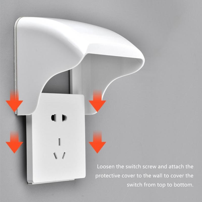 Weatherproof Socket Protective Box Plastic Outdoor Cover Suitable For Type 86 Switches Bathrooms Balconies And Kitchens