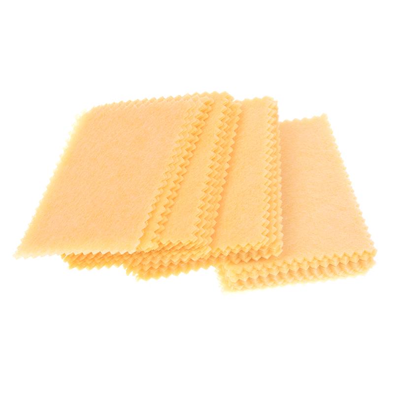 100Pcs Yellow Microfiber Cleaning Cloths For Tablet Cell Phone Laptop Lcd Screen