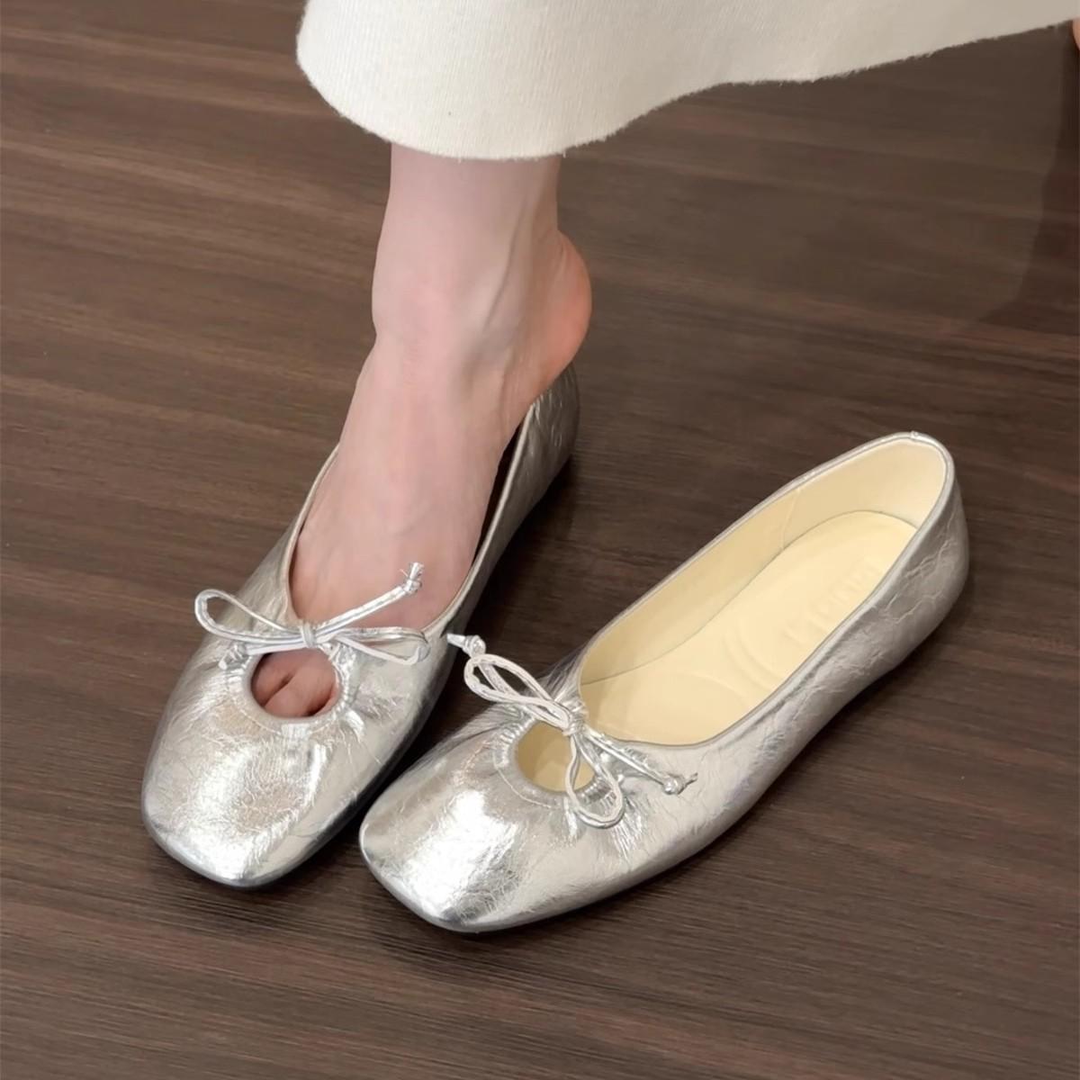 Fashion Summer comfortable casual outdoor women s flat shoes spring summer simple gentle soft sole versatile casual single shoes 35 3115₽