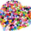 20g 8-30mm Color Random Fluffy High Elasticity Soft Pompoms Home Furnishings DIY Hand-sewn Craft Wedding Decoration