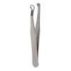 Nose Hair Trimming Tweezers Stainless Steel Friendly Round Tip Easy Cut Nose Hair Tweezers for Noses Sideburns Brow Body