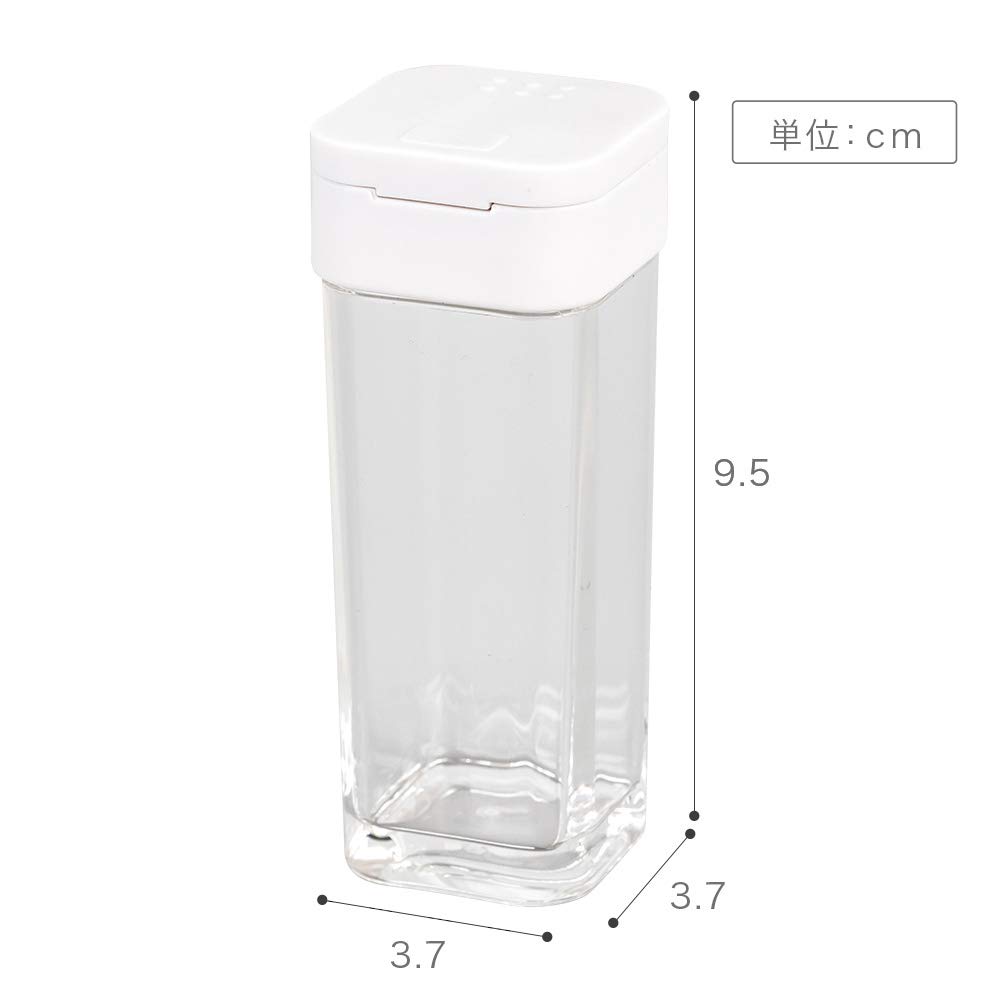 Yamazaki Salt and Pepper Seasoning Spice Spice Bottle Rack Set of 3345 Shakers, Stand, Holder, & Tower, 4, White,