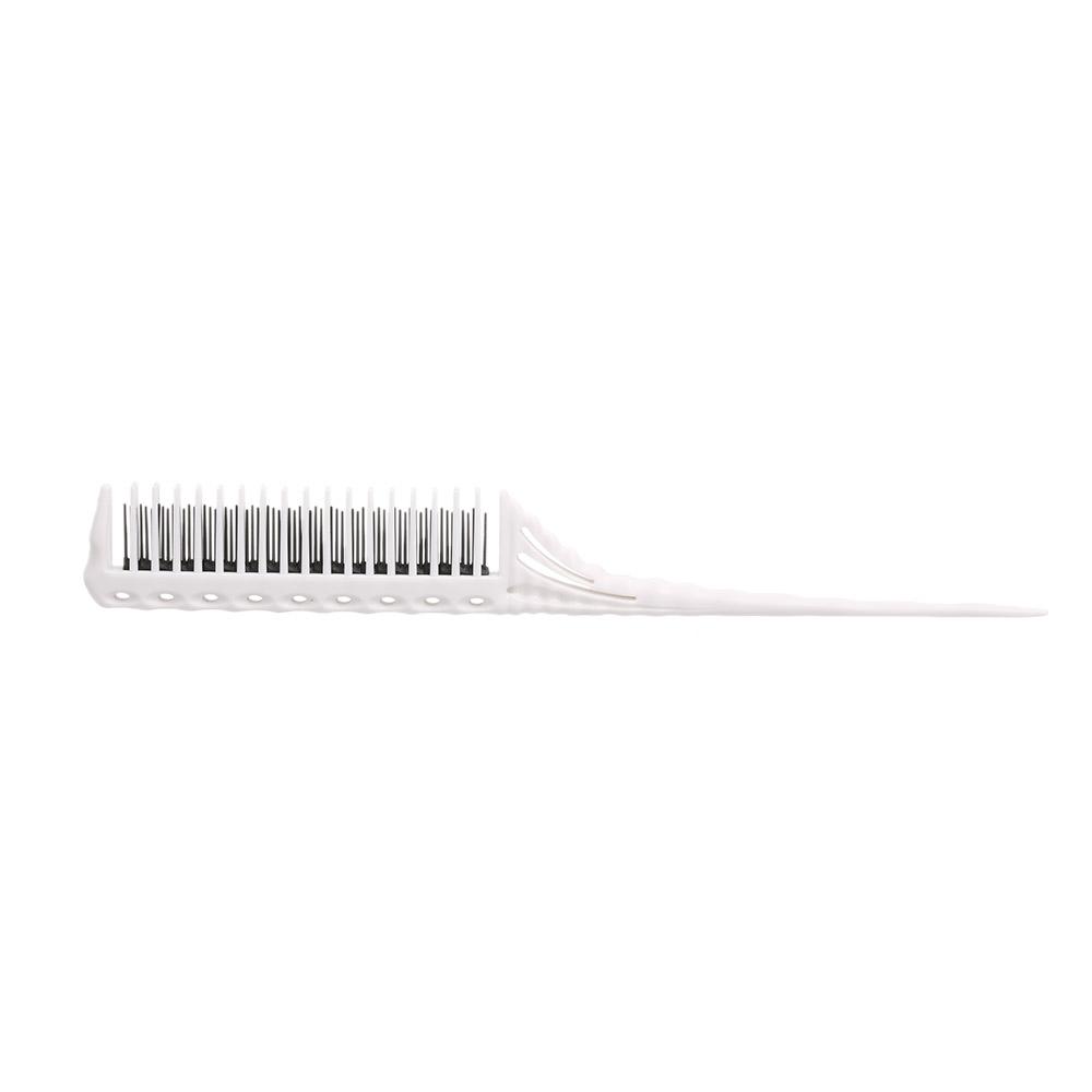 3 Row Teeth Teasing Comb Detangling Brush Rat Tail Comb Adding Volume Back Coming Hairdressing Combs