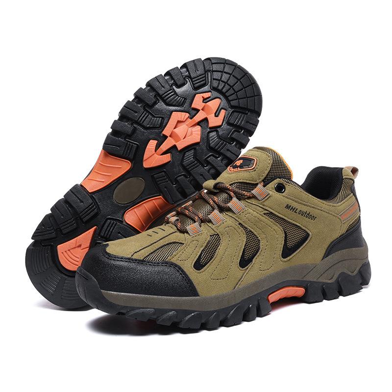 Hiking Shoes Outdoor New Four-season Hiking Waterproof and Non-slip Low-top Shoes Men's Travel Shoes
