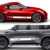 Auto Seite Körper Aufkleber Für Nissan 370Z GTR Patrol Juke Micra Nismo Sport Styling Vinyl Film Dekor Aufkleber Auto tuning