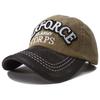 Trucker Dad Outdoor Casual Style Street Urban Hop Hip Hat Snapback Adjustable Cotton Washed Cap Baseball Vintage Stitching Embroidered U.S.Army Trendy