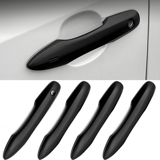 No Adhesive Snap-on Car Door Handle Cover Protector Compatible for Toyota 2018-2020 2021 2022 2023 2024 2025 2026 Camry 2019-2026 Corolla 2019-2022