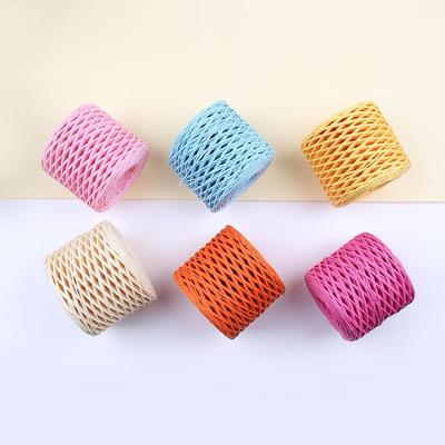 Corda di Carta di Rafia per Artigianato Fai da Te, Confezionamento Regali e Intreccio Cappelli di Paglia