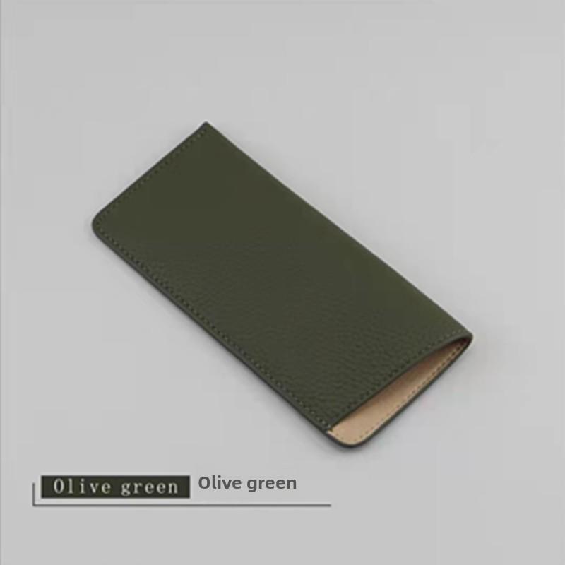 Schutzhülle aus Leder für Brillen: Unisex PU Aufbewahrungsbeutel für Sonnenbrillen und Kurzsichtigkeitsbrillen