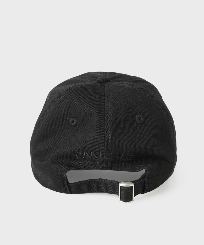 PANICALE Black P Logo Cotton Ball Cap