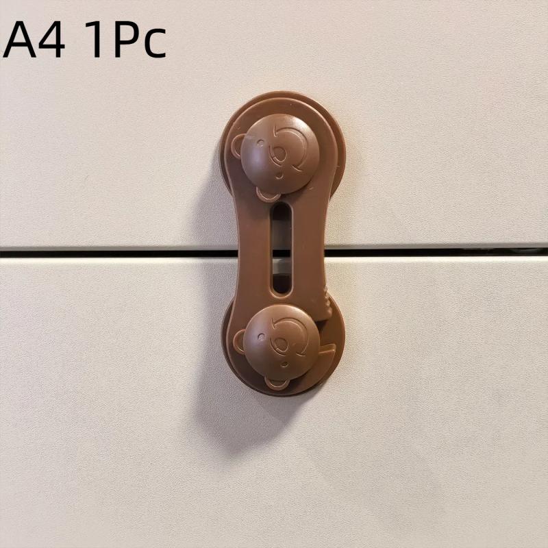 1/2/5Pcs Baby Safety Locks Cabinet Locks Room Locks Drawer Locks Anti-Pinch Folio Locks Safety Protection Products