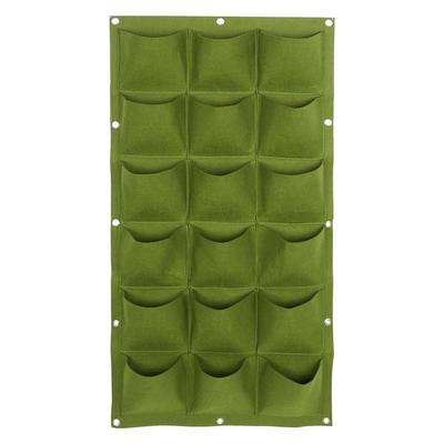 Worek do sadzenia Ogród Balkon Ściana Pionowe Rośliny Kwiatowe Wiszące Doniczki (18 kieszeni)