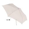 MUJI Folding Umbrella for Sun and Unisex 60cm Rib Length Rain, Adult, DEA53A5A, Ivory,