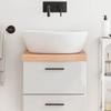 VidaXL Light Brown Bathroom Countertop 40x30x6 Cm Treated Wood 3156091