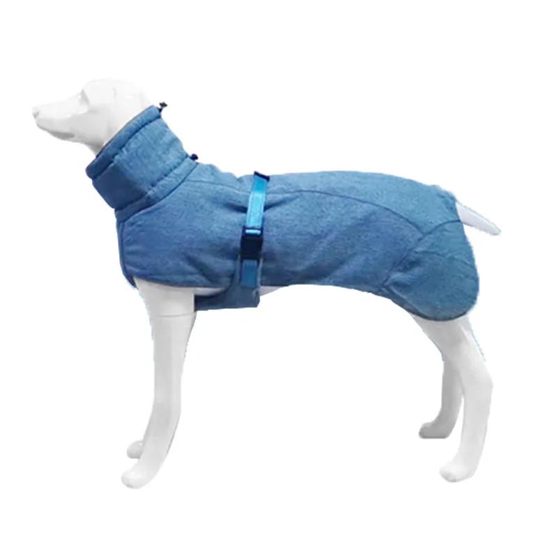 Fashionable Autumn and Winter Pet Clothing Warm Cotton Wrap Around the Belly Protective Reflective Cotton Clothing Dog Clothing