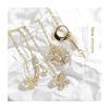 Un morceau de strass brillants en Zircon pour Nail Art, diamants de luxe, chaînes à pampilles, bijoux en perles, décorations d'ongles, accessoires de manucure