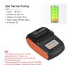Portable Thermal Printer Mini Portable Thermal Printer Bluetooth Mini Thermal Printer Compatible with Android  IOS for Office