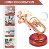 Music Box Classical Trumpet / French Horn / Saxophone Home Decoration Figurine Vintage Music Box Ornament Gifts for Kids
