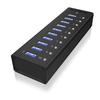 Raidsonic | 10-Port USB 3.0 Hub | Icy Box IB-AC6110