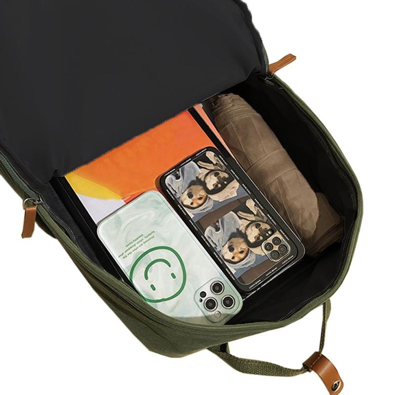Sleek Stylish Corduroy Backpack Multi-Color Adjustable-Strap Lightweight for Daily Use Casual Functial Elegant Simple Bag