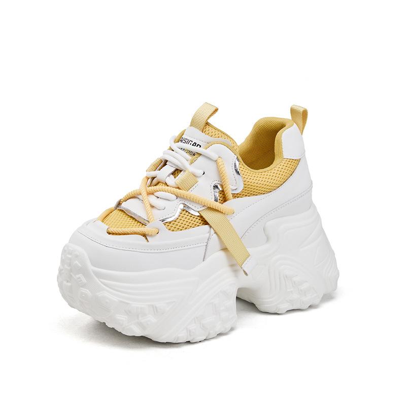 Inner height increase dad shoes women 2025 summer new explosion leisure sports show feet small muffin sports shoes foreign style genuine