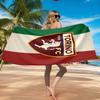 Asciugamano da Spiaggia con Stemma Torino Fc, Asciugatura Rapida, Facile da Curare, Adatto sia per il Fitness che per le Vacanze al Mare, Essenziale per lo Sport