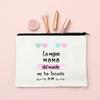 I Have The Best Mom In The World Print Comestic Bag Travel Neceser Toiletries Makeup Bags Mother's Day Birthday Gifts for Mother