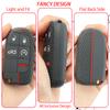 For Chrysler Dodge Dart Charger Journey Challenger Jeep Cherokee Silicone Car Key Fob Ring Remote Case Cover Protector 5 Button