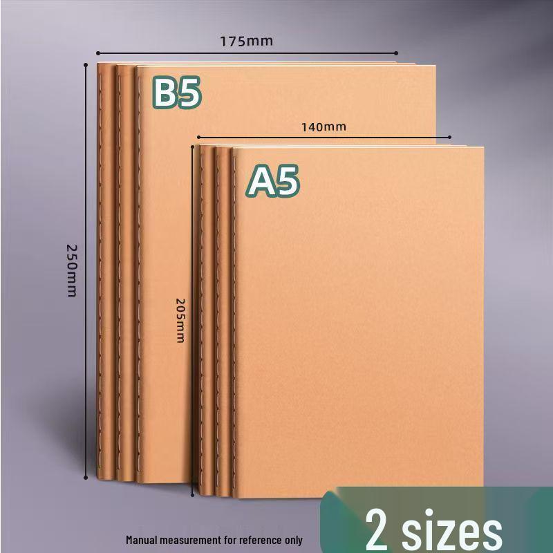 Student Leather Notebook: Homework, Notes, and Diary for Junior and High School Lined Pages