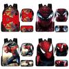 Spiderman Elementary Backpack Oxford Lightweight Durable With Cushioned Straps For Kids