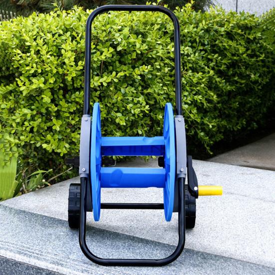 Gartenschlauchwagen mit Rädern, robust, tragbar, für den Außenbereich, Hof, Terrasse