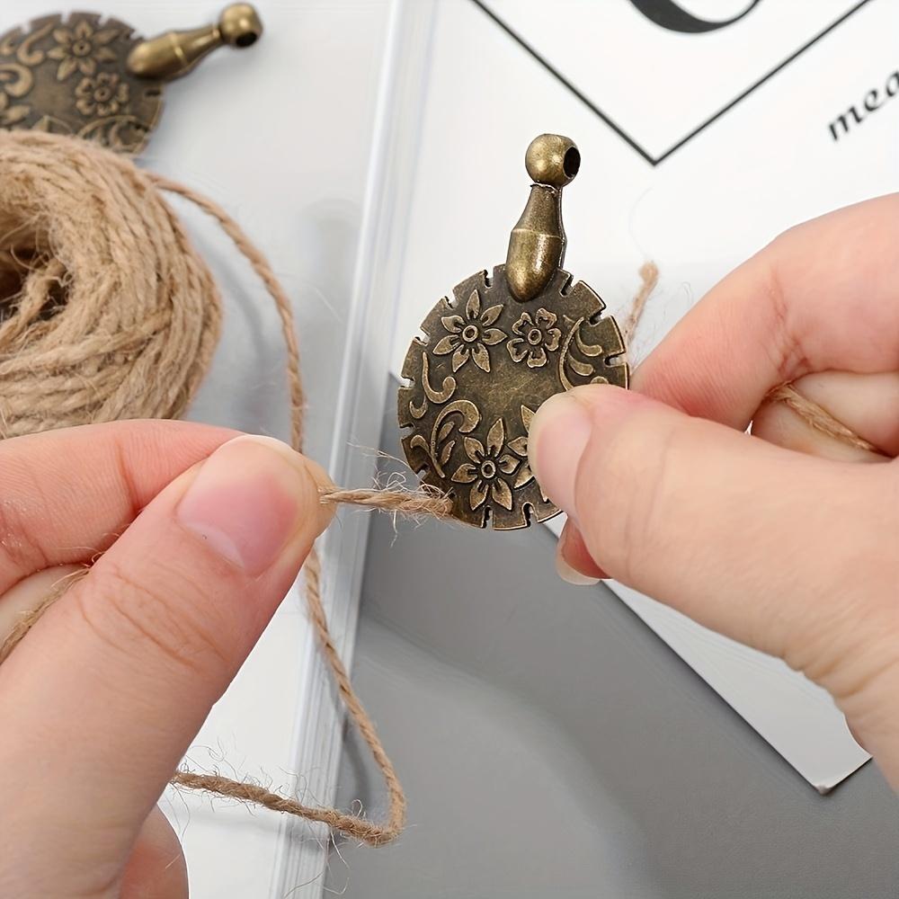 2pcs Antique-Inspired Thread Cutter with Floral Relief - Safe and Convenient Sewing Tool for DIY Projects