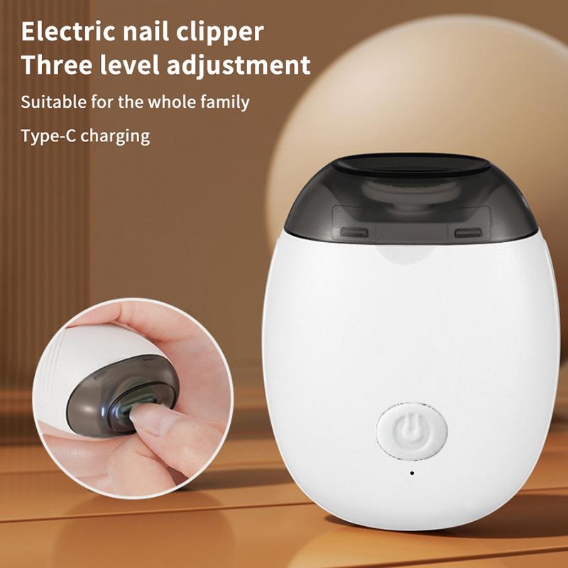 Elektrische Nagelknipser mit Licht Automatischer Maniküre-Trimmer Erwachsener Baby Fingernagel Zehennagel Schere Pediküre Polieren Nägel Schneider