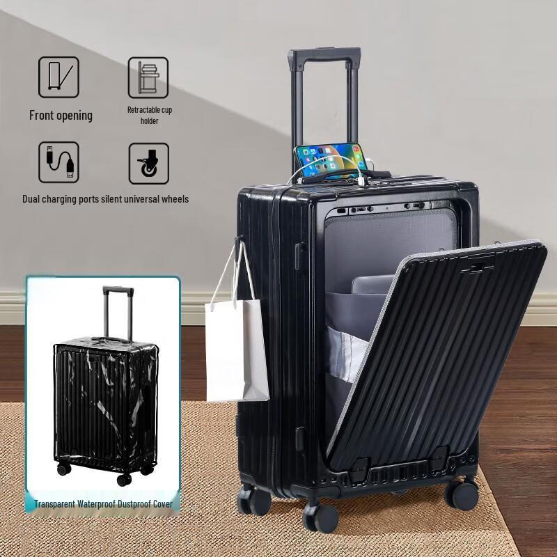 Yuzhan Front-Open Multi-functional Suitcase