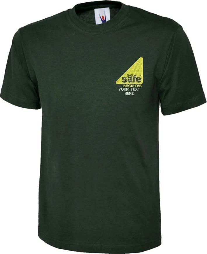 Personalised Embroidered Gas Safe T Shirt Officially Registered Merch Uneek Top 4 L