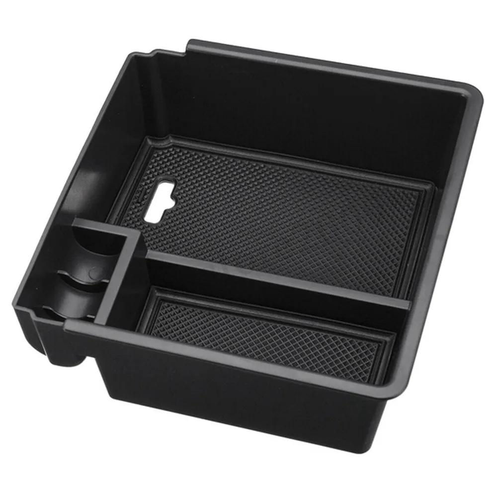 Black Car Center Console Armrest Storage Box For Ford Ranger 2016-2018 Organizer Storage Glove