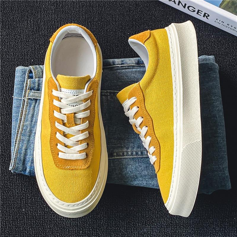 

Спортивные мужские парусиновые модные толстые подошвы мужские туфли повседневные швейные кроссовки для бега увеличивающие рост фитнес-платформа обувь 42