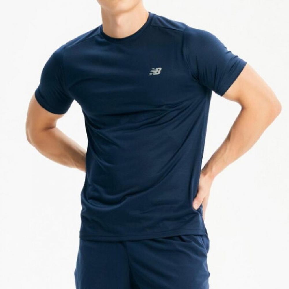 

New Balance Футболка с коротким рукавом Kqj Nbnee2p161 59 Мужская беговая футболка с коротким рукавом 100