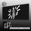 Black And White Anime Girl Mouse Pad Pc Accessories Keyboard Mouse Carpet AntiSlip Gamer Mousepad Makima Large Laptop Desk Mat
